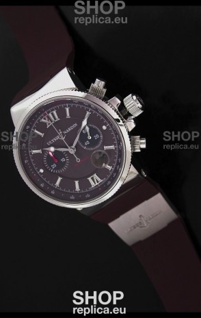 Ulysse Nardin UN No.250 Swiss Automatic Watch in Chocolate Dial