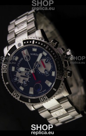 Ulysse Nardin Maxi Marine Swiss Watch in Black Dial