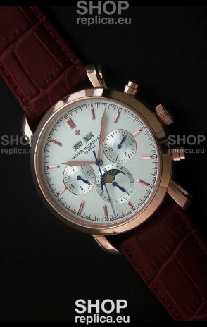 Vacheron Constantin Perpetual Calendar Japanese Watch in Rose Gold