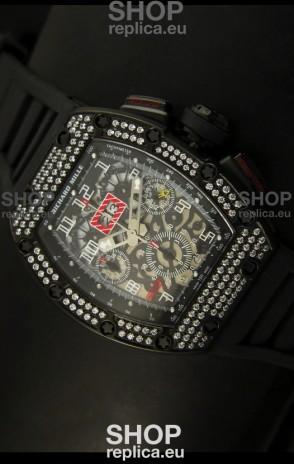Richard Mille Filippe Massa Edition Titanium Swiss Watch in PVD Case