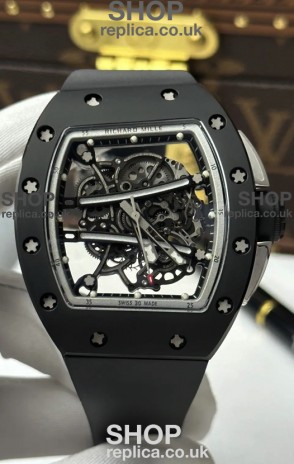 Richard Mille RM61-01 Black Ceramic FREE SPRUNG MVMNT Super Clone Watch