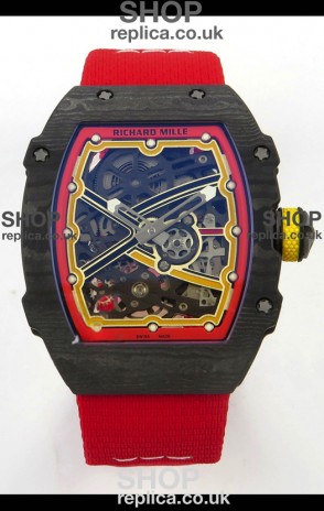Richard Mille RM67-02 Black NTPT 37 Grams CRMA7 Clone Movement 