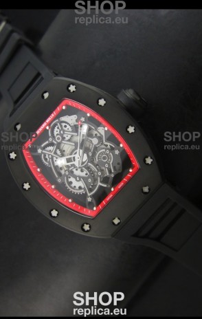 Richard Mille RM055 Bubba Watson Swiss Replica Watch in Red Indexes