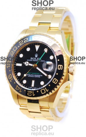 Rolex GMT Masters II 2011 Edition Replica Gold Watch