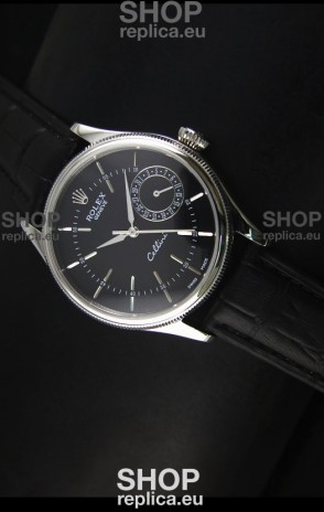 Rolex Cellini Date 50519 Swiss Replica Watch in Black Dial 