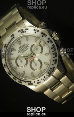 Rolex Daytona Cosmograph White Ceramic Bezel Replica Watch