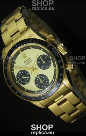 Rolex Daytona 6263 Cosmograph White Dial in Gold Case
