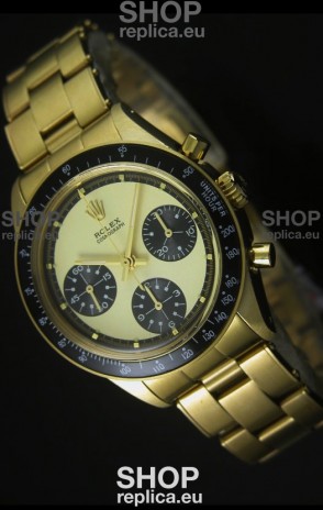 Rolex Daytona 6263 Cosmograph Gold Dial in Gold Case