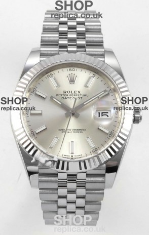 Datejust Super Clone 126334 Steel Dial 41MM FREE SPRUNG MVMNT 3235 Watch 