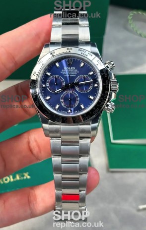 Rolex Daytona 126509 Blue Dial Stick Markers FREE SPRUNG MVMT Super Clone Watch 
