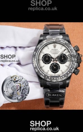 Rolex Daytona Blaken 4131 Movement Meteorite Dial Super Clone Watch 