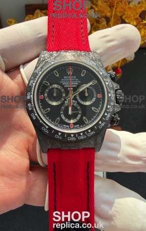 Rolex Daytona DiW Black Carbon Fiber Super Clone Watch 