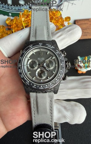 Rolex Daytona DiW Nova Grey Carbon Fiber Super Clone Watch 