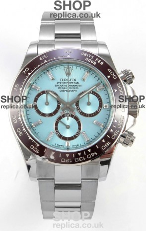 Rolex Daytona 126506 Ice Blue Crystal Markers FREE SPRUNG MVMT Super Clone Watch 