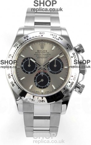 Rolex Daytona 126509 Silver Dial Stick Markers FREE SPRUNG MVMT Super Clone Watch 