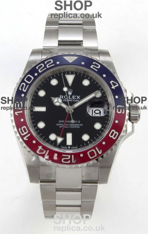 GMT Masters 126710BLRO Pepsi Cal.3285 FREE SPRUNG MVMNT Super Clone 
