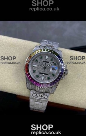 Rolex Submariner 116610 Iced Out Edition 10 Swiss Replica Watch 
