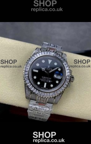 Rolex Submariner 116610 Iced Out Edition 17 Swiss Replica Watch 