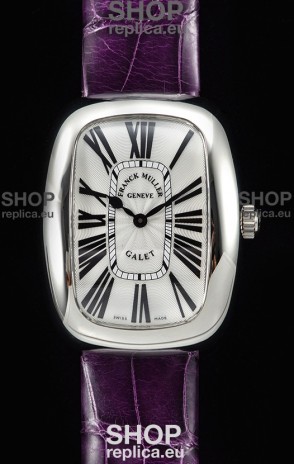 Franck Muller Galet Ladies Swiss Quartz Purple Strap Watch