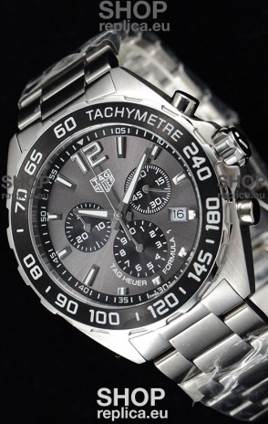 Tag Heuer Formula 1 Chronograph Swiss Quartz Replica Watch Anthracite Dial 