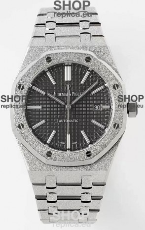 Audemars Piguet Royal Oak 15410BC 41MM Grey Dial 904L Steel CALIBRE 3120 Movement 1:1 Mirror Replica