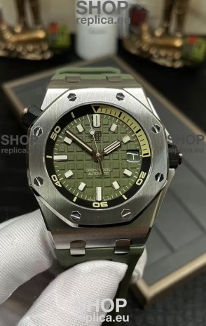 Audemars Piguet Royal Oak 1:1 Ultimate Swiss Replica Watch Green Dial Cal.4308 Movement