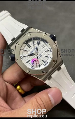 Audemars Piguet Royal Oak 1:1 Ultimate Swiss Replica Watch White Dial Cal.3120 Movement
