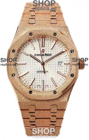 Audemars Piguet Royal Oak 37MM Frosted Casing Watch in 3120 Movement - 1:1 Mirror Replica