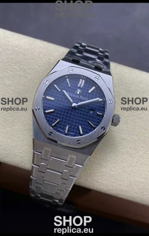 Audemars Piguet Royal Oak 33MM 904L Steel Blue Dial 1:1 Mirror Replica Watch