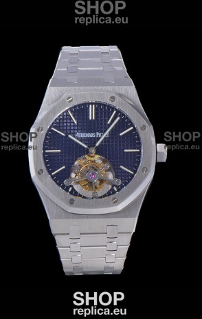 Audemars Piguet Royal Oak Tourbillon 41mm Blue Dial in 904L Steel Case