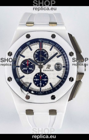 Audemars Piguet Boutique Edition White Dial Ceramic Casing 1:1 Super Clone Replica Watch