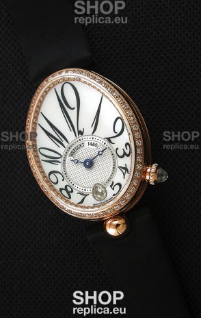 Breguet Reine De Naples Ladies Swiss 1:1 Rose Gold Replica Watch