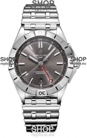Breitling Chronomat Automatic GMT 40 Grey Dial 1:1 Mirror Swiss Replica Watch 