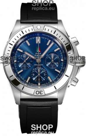 Breitling Chronomat B01 42 Edition Swiss 904L Steel Casing Blue Dial 1:1 Mirror Replica Watch