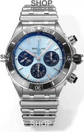Breitling Chronomat B01 42 Edition Swiss 904L Steel Casing Blue Dial 1:1 Mirror Replica Watch