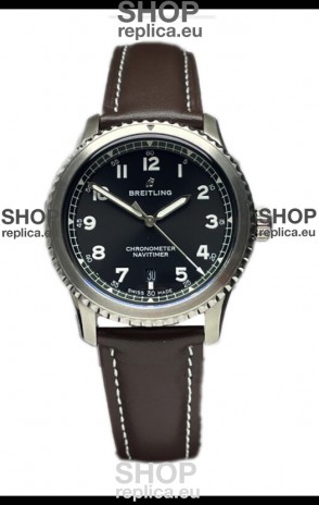Breitling Navitimer Aviator 8 Automatic 41 Black Dial 1:1 Mirror Swiss Replica Watch 