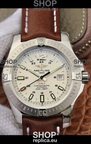 Breitling Chronometre COLT 41 White Dial Swiss Automatic Replica Watch Breitling Chronometre COLT 41 White Dial Swiss Automatic Replica Watch