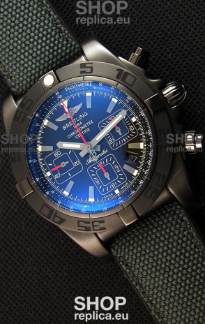 Breitling Chronomat 44 Blacksteel Swiss Replica DLC Coating 1:1 Mirror Watch Breitling Chronomat 44 Blacksteel Swiss Replica DLC Coating 1:1 Mirror Watch