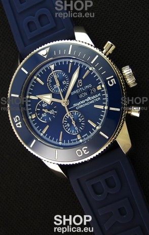 Breitling Superocean Heritage II Blue Dial 46MM 1:1 Mirror Swiss Replica Watch 