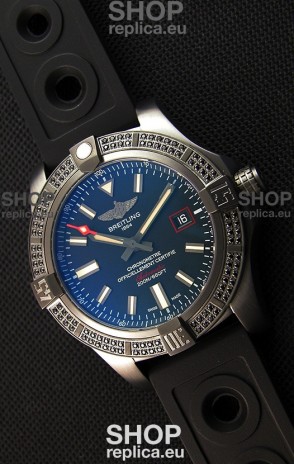 Breitling Avenger Blackbird 44 1:1 Mirror Replica Watch with Diamonds