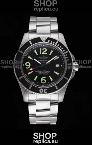 Breitling Superocean Automatic 44 Steel - Black Dial 1:1 Mirror Replica