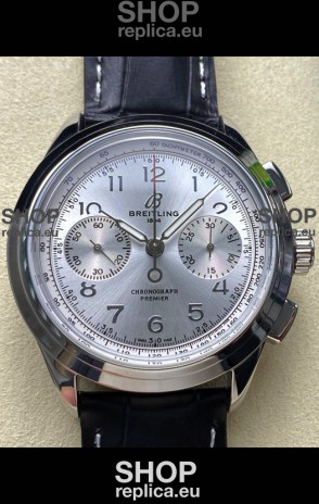Breitling Premier B01 Chronograph 42 Edition Steel Casing Steel Dial - 1:1 Mirror Replica Watch