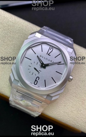 Bvlgari Octo Finissmo Edition 1:1 Mirror Replica 904L Stainless Steel Casing White Dial