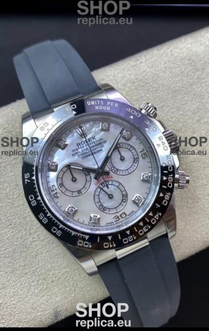 Rolex Cosmograph Daytona 116519LN Pearl Dial Cal.4130 Movement - 904L Steel Watch
