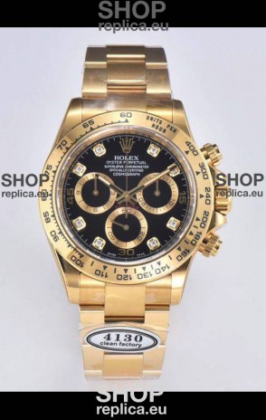 Rolex Cosmograph Daytona M116508-0016 Yellow Gold Original Cal.4130 Movement - 904L Steel Watch