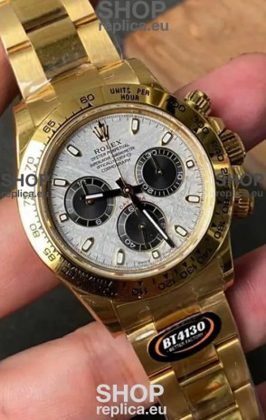 Rolex Cosmograph Daytona M116508-0015 Yellow Gold Original Cal.4130 Movement - 904L Steel Watch