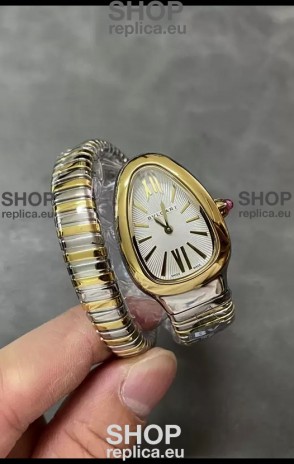 Bvlgari Serpenti Edition Two Tone Yellow Gold Casing Watch in 1:1 Mirror Quality
