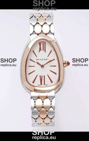 Bvlgari Serpenti Seduttori Edition in Two Tone Rose Gold Casing Super Clone Watch