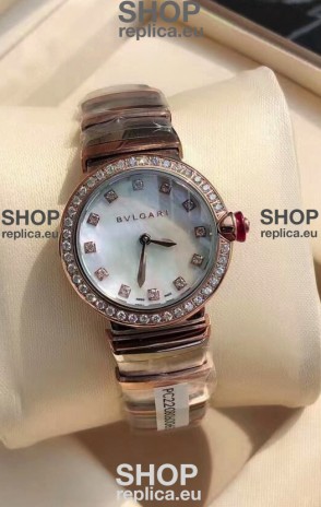 Bvlgari LVCEA Edition Watch in Two Tone Rose Gold Steel - 1:1 Mirror Replica