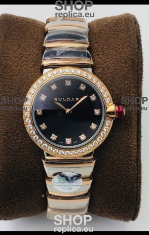 Bvlgari LVCEA Edition Watch in Two Tone Rose Gold Steel - 1:1 Mirror Replica